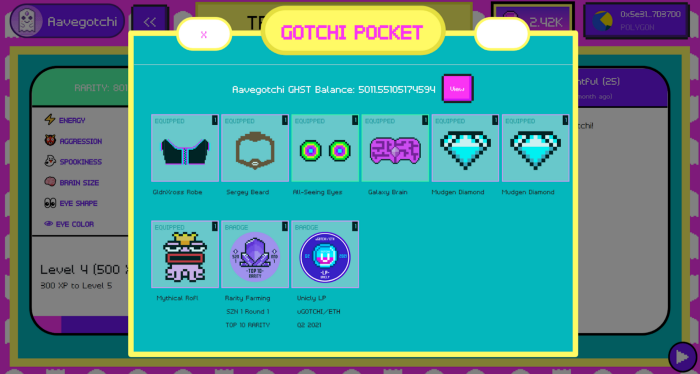 Aavegotchi Gotchi Pocket